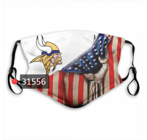 NFL 2020 Minnesota Vikings #30 Dust mask with filter->nfl dust mask->Sports Accessory